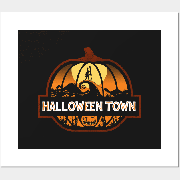 Halloween Town Wall Art by TrulyMadlyGeekly